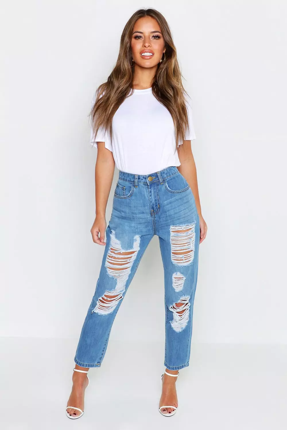 Petite store boyfriend jean